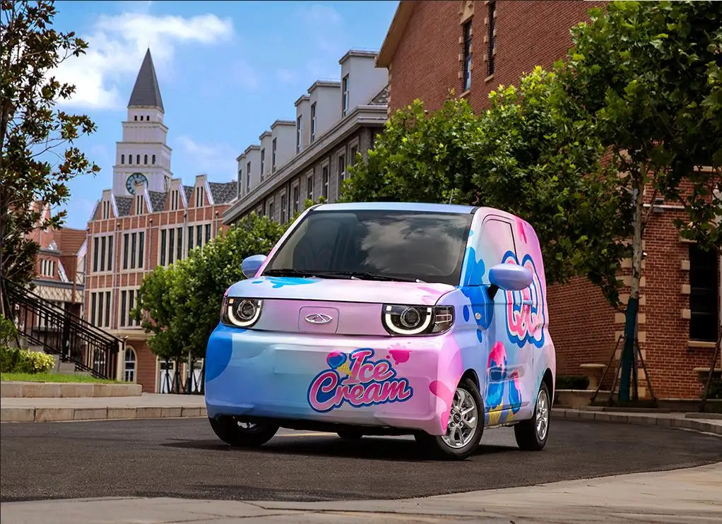 In Stock Low Price Top Configuration Electric Cars Fast Charge Battery Chery qq Advanced Version