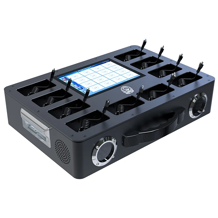 10 Ports Charging Body Worn Camera Docking Station Device for Portable Battery Charge and Data Collection