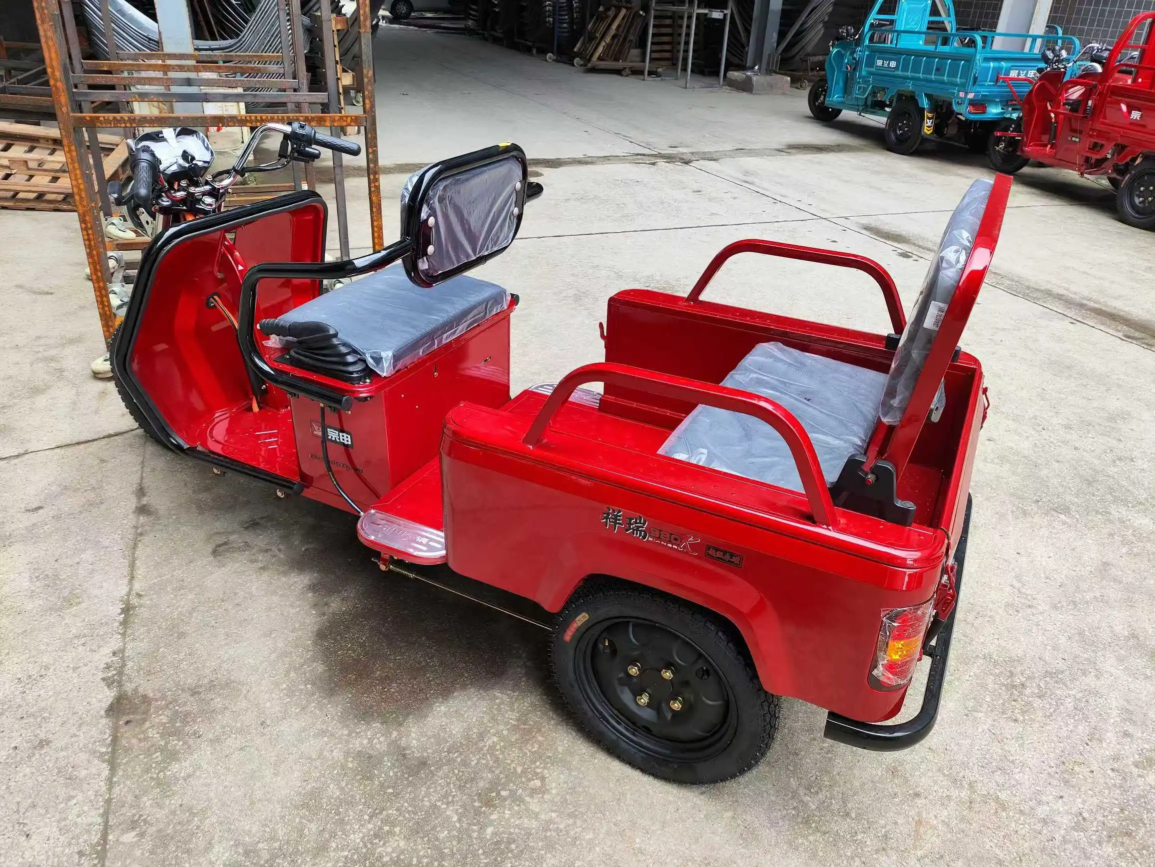 Double Duty for Passenger and Cargo 3 Wheel Golf Citycoco Bag Adult Electric Tricycle Tricycles 1500W Cargo Mobility Scooter