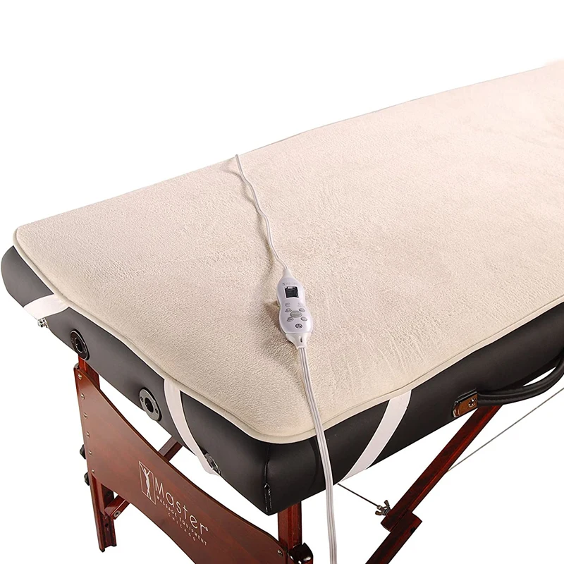 Manufacturer wholesale OEM Master Deluxe Electric massage table warmer heating pad Massage Table heating electric blanket