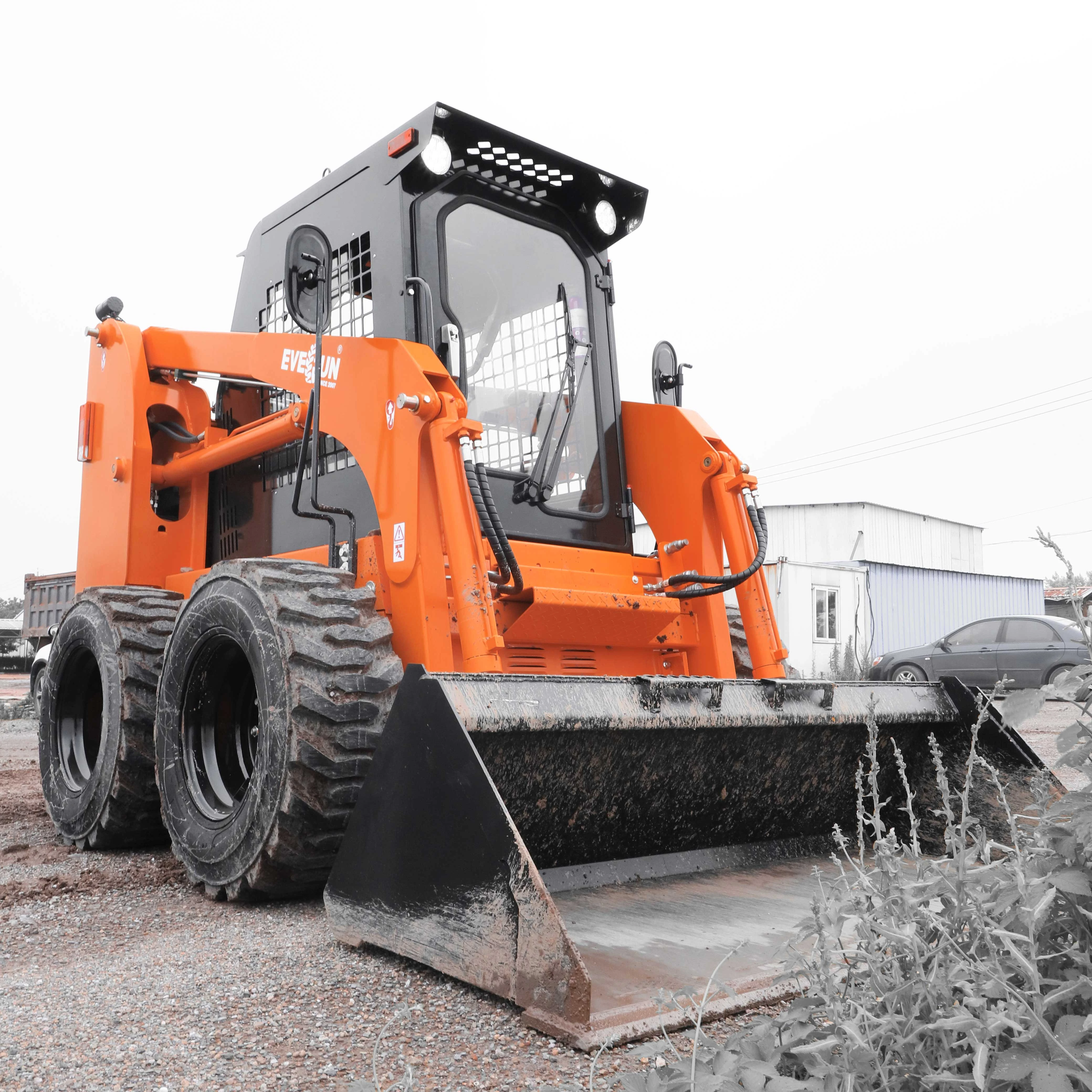 EVERUN ERS45 700kg CE EPA small new construction farm machines mini skid loader with CE