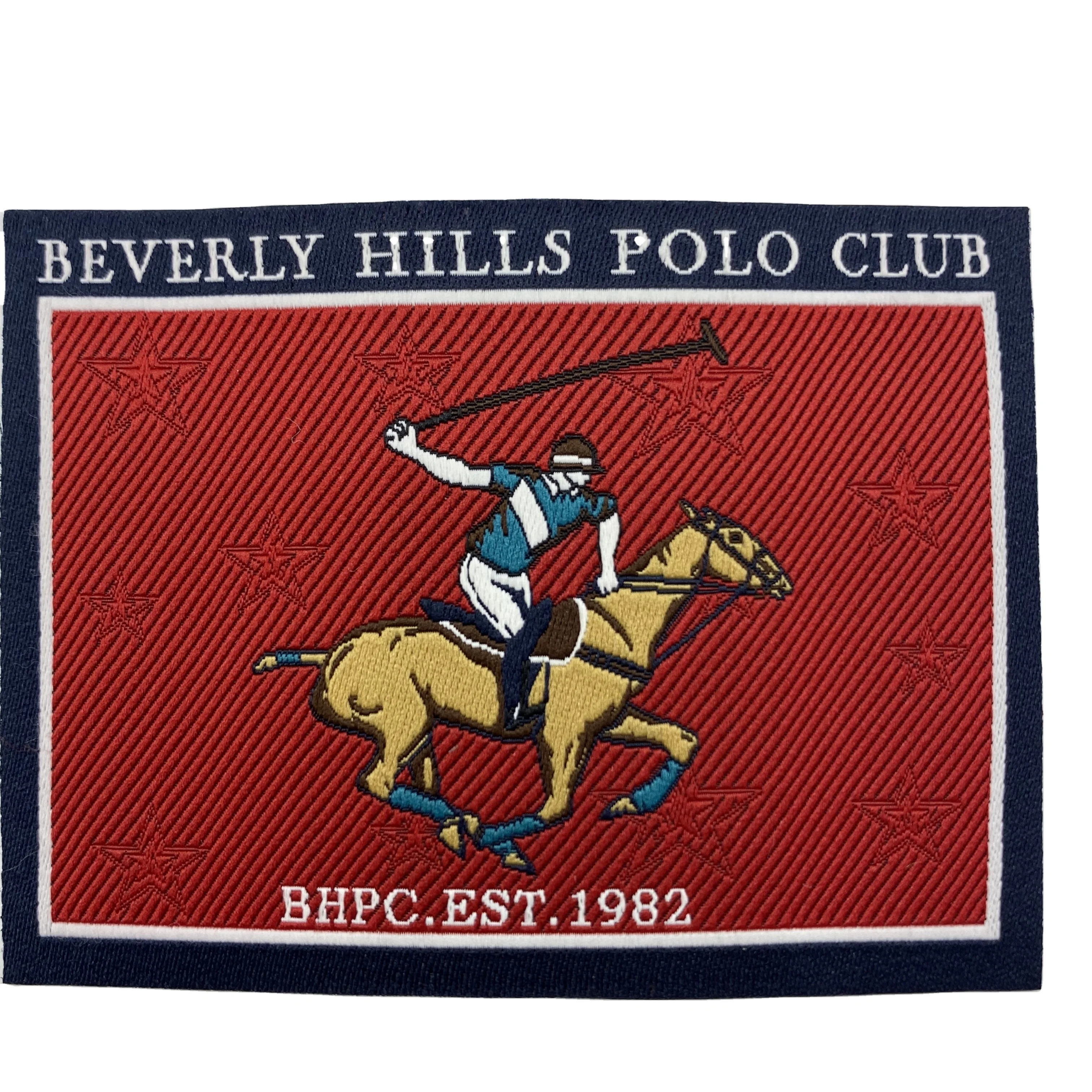 computerized damask woven label machine with end fold