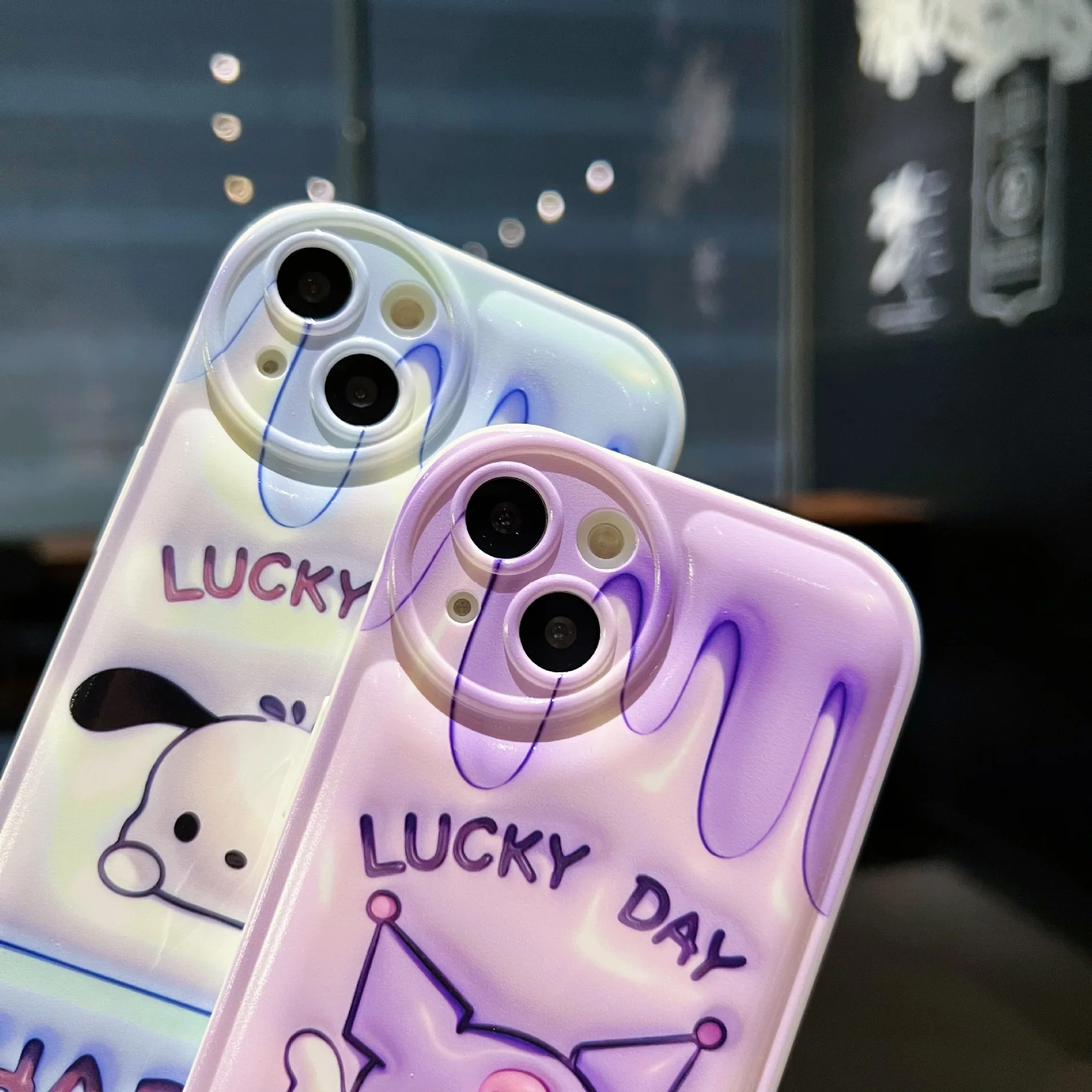 Internet celebrity cute cartoon animal bubble phone case New all-inclusive anti-fall phone case