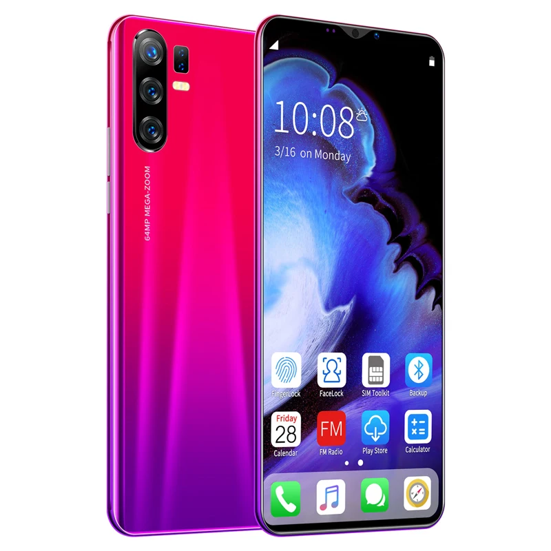  Смартфон с экраном 5 8 дюйма 4G X30 Pro 4 + 64 ГБ