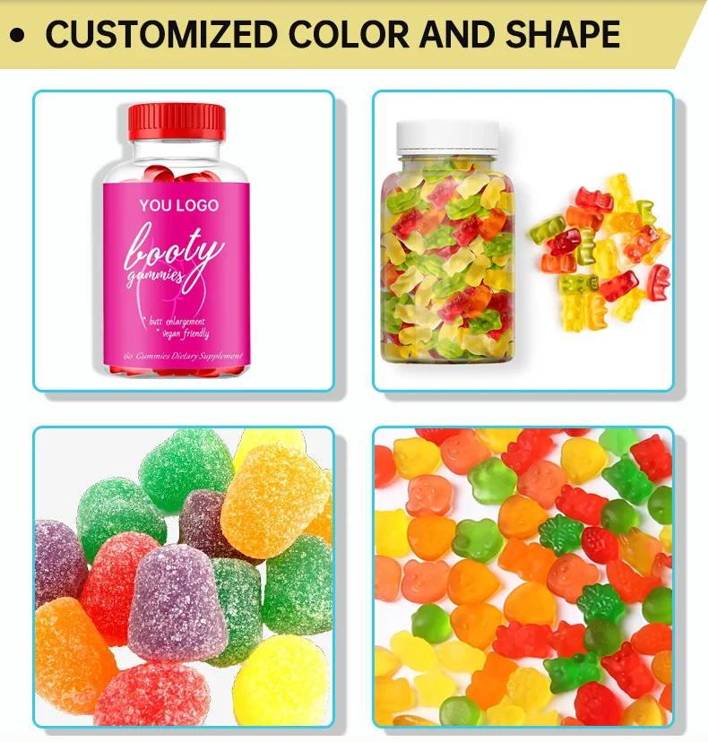 OEM/ODM Butt And Hips Enlargement Gummies Big Booty Enhancement Gummy BBL Gummies For Butt And Hips Enlargement