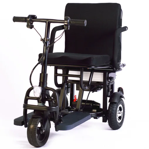 Folding electric tricycle for the elderly 3 wheel electric bicycle aluminium alloy Lightweight Electric Scooter