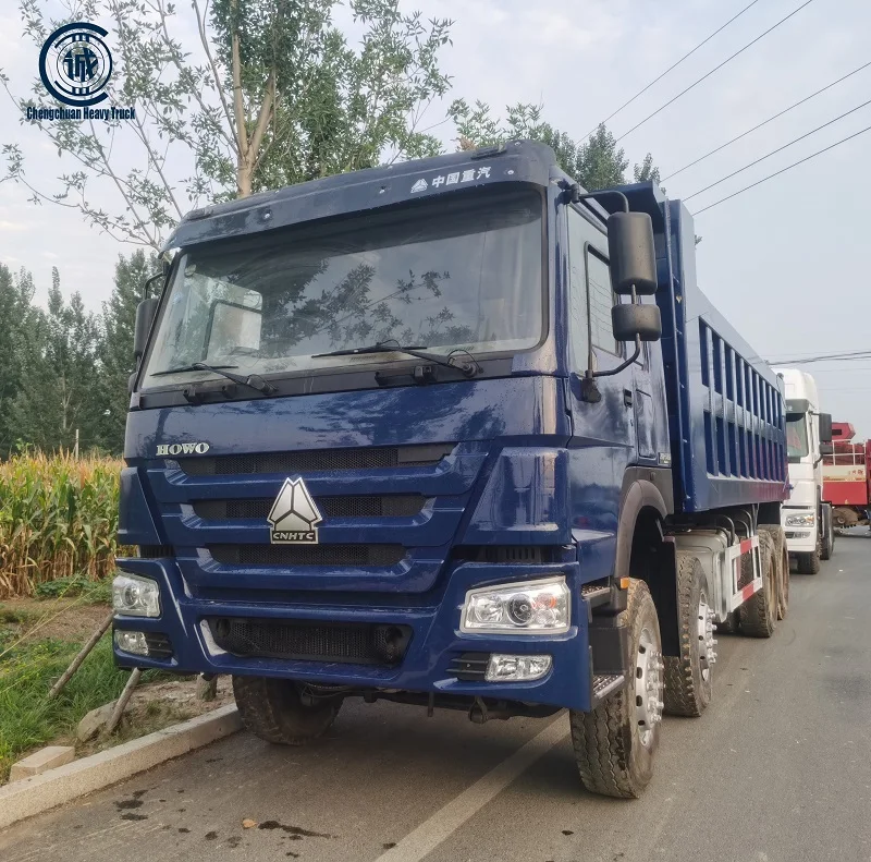 China Good Price Used Sinotruck Howo 8X4 12 Wheels Special Heavy Transport Tipper Dumping Trailers Sand Cargo Mining Dump Truck