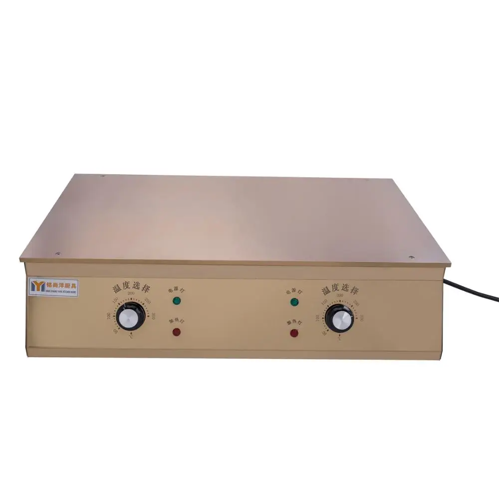 Commercial Stainless Steel Double Head Pancake Machine souffle dorayaki machine