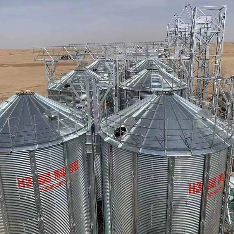 Силосы для хранения кукурузы 500 тонн оцинкованный силос из