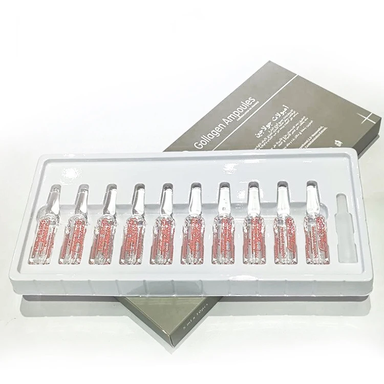 private label acne removal face skin care set collagen ampoules whitening hyaluronic acid serum ampoule