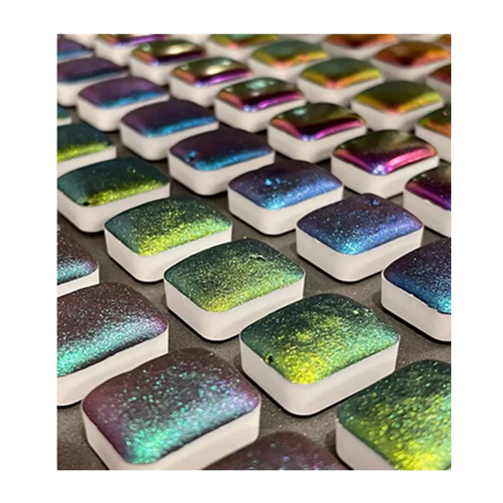 12/15 colors 1ml 3ml chameleon solid watercolor OEM/ODM high quality watercolour for nail and painting