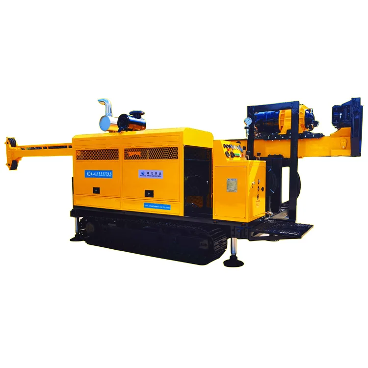 1000m gold mine wireline core crawler full hydraulic rotary geotechnical exploration drilling rig machine for BQ NQ HQ PQ