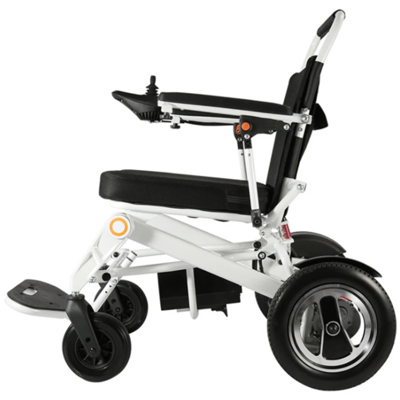 Цена Складная портативная электрическая инвалидная коляска для инвалидов