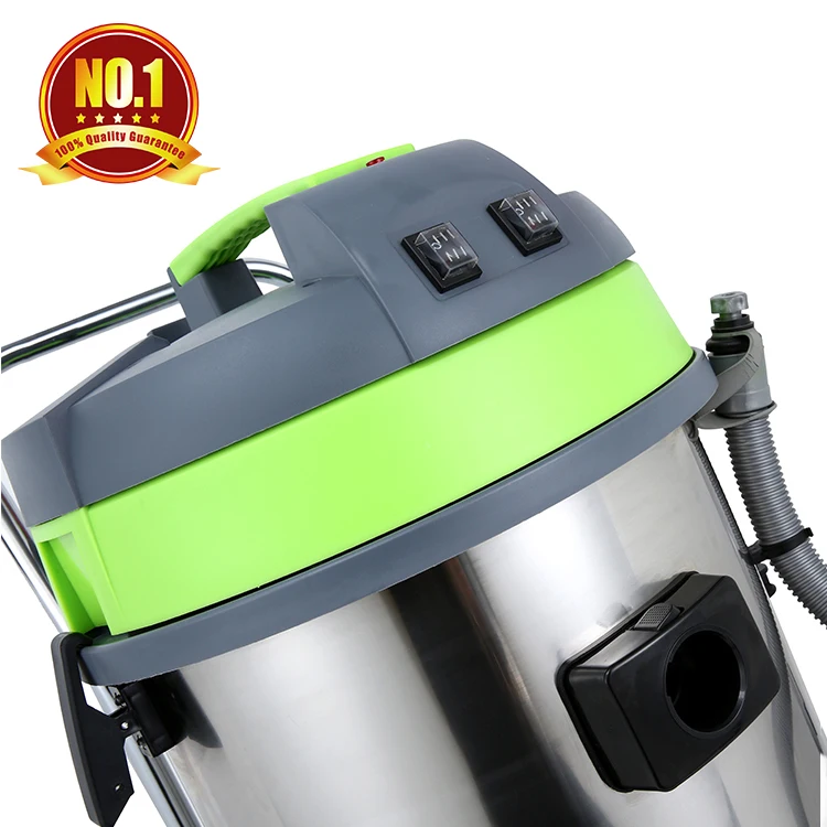 Haotian 2 Motor Wet & Dry Vacuum Cleaner Capacity Stainless Steel 60L 220V 2000W Restaurant Food Grease Extraction Vaccum 24.5