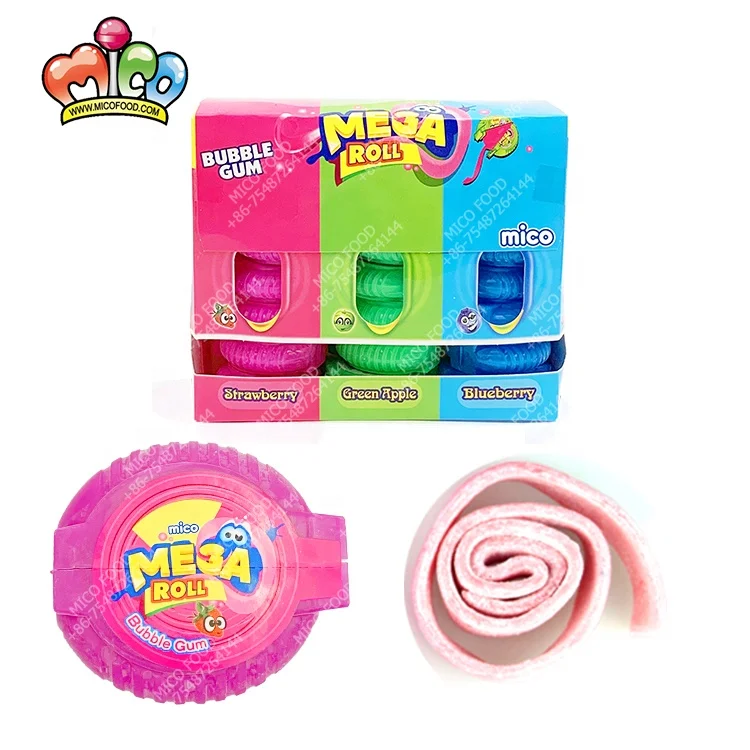 KITTY HAWK FRUIT BUBBLE ROLL BUBBLE GUM CANDY