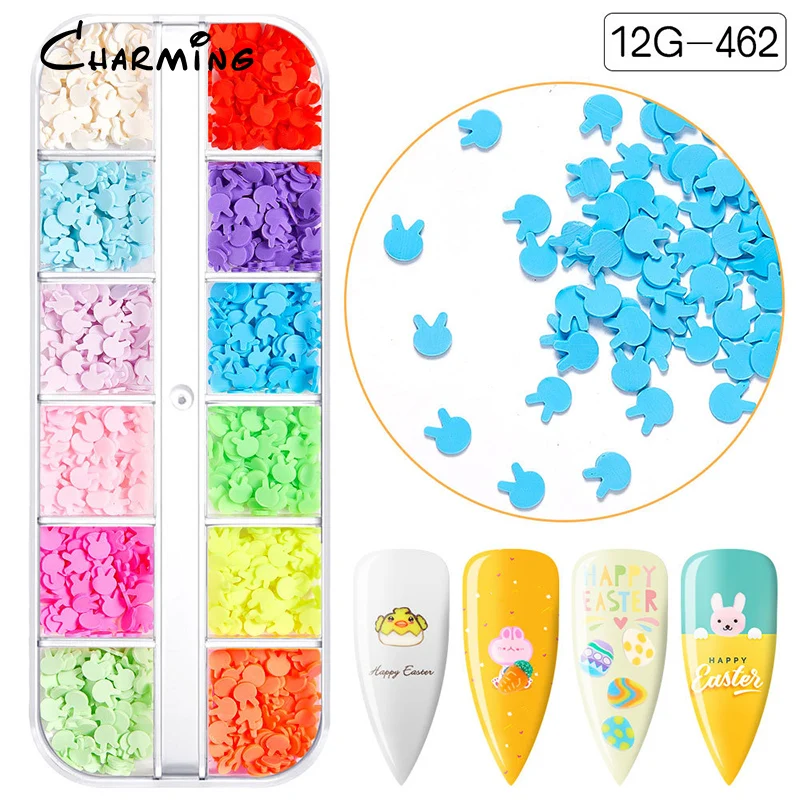 Polymer Clay Slices Sprinkles For Slime Filler DIY Clay Crafts Decoration Nail Art Easter