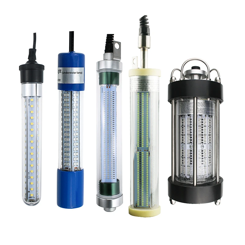 Attracting Fish Underwater Led Night Luring Lamps 8.5W Green Led Fishing Light