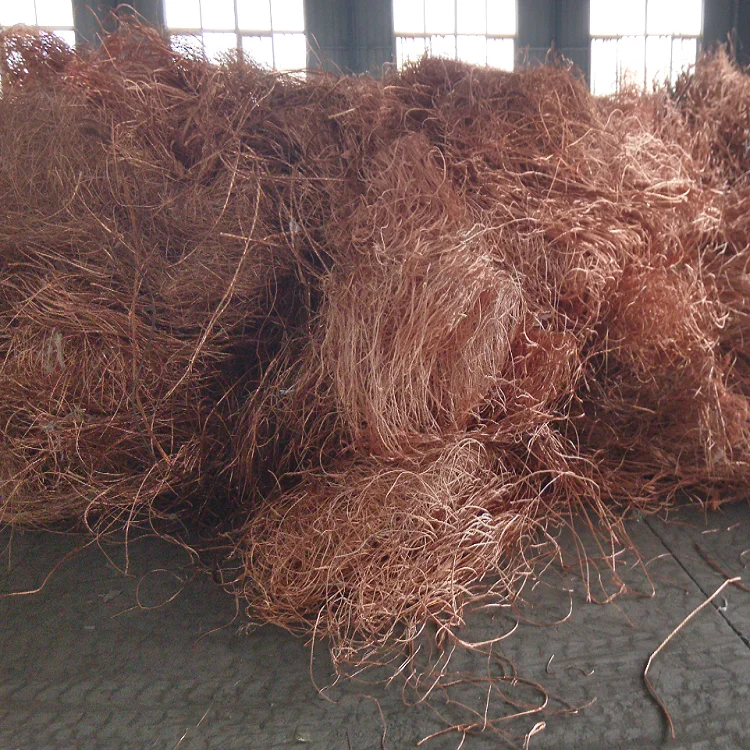 High purity industrial metal mill berry copper wire scrap 99.99% bright copper wire