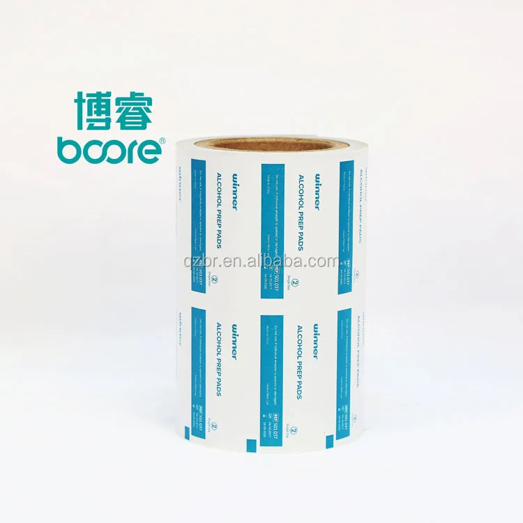 Бумага из фольги/ПЭ/алюминиевая фольга/surlyn упаковочная бумага для медицинских перевязочных материалов рулон пленки