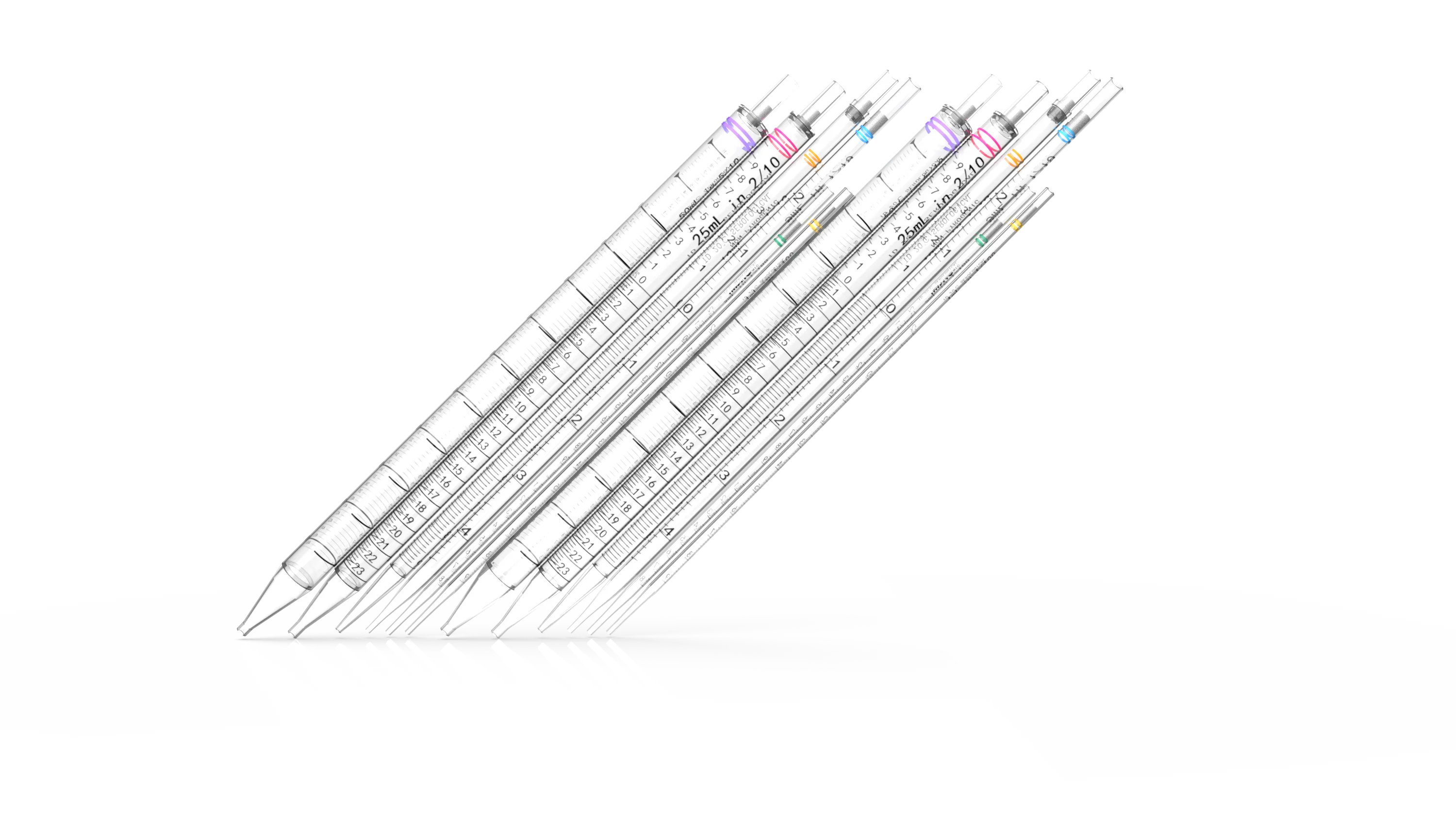 Double Scale Design Sterile Disposable Plastic Serological Pipette