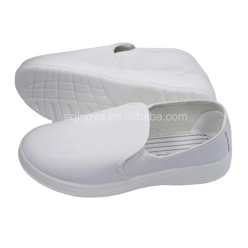 
Operating room widely used white medical nurse canvas surface esd safety shoes 