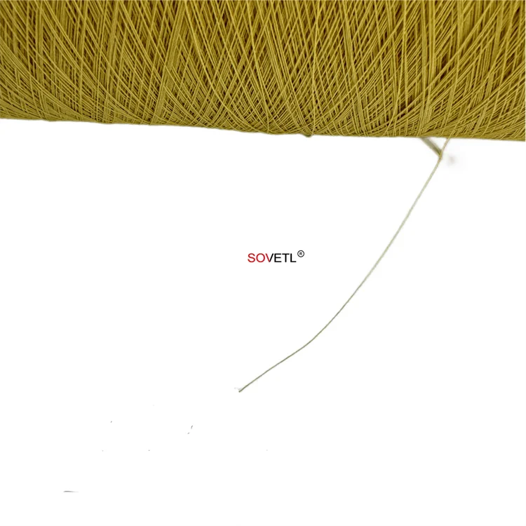 Factory Fireproof Aramid Sewing Thread High Tenacity Kevlars Bonded Thread Flame Retardant Para Aramid Bonded Thread
