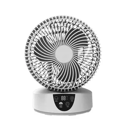 Smart cooling hot sale LED Display Fresh Portable easy control natural mode Custom logo Custom package office fan with remote