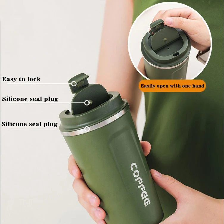 Hot Sale Popular Smart Temperature Display Stainless Steel Coffee Mug Cup Double Wall Travel Office Coffee Vacuum Cup With Lid