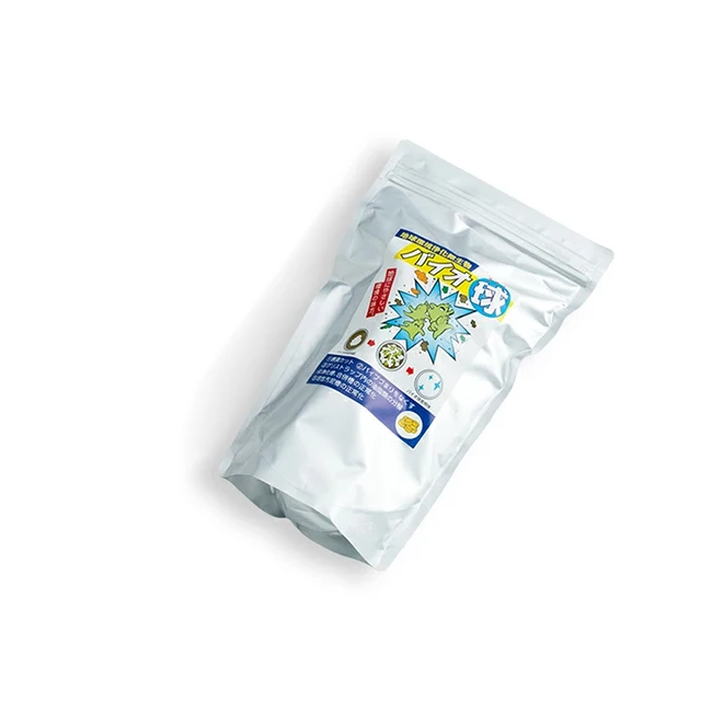 Decomposing bacteria ridgid drum foaming drain cleaner for toilets