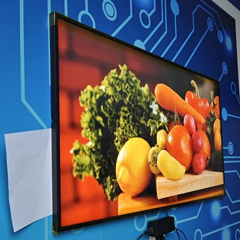 43 55 Inch High Color Gamut Ultra Thin Lcd Digital Signage Flat Back Cover Attached To The Wall Commercial Lcd Display