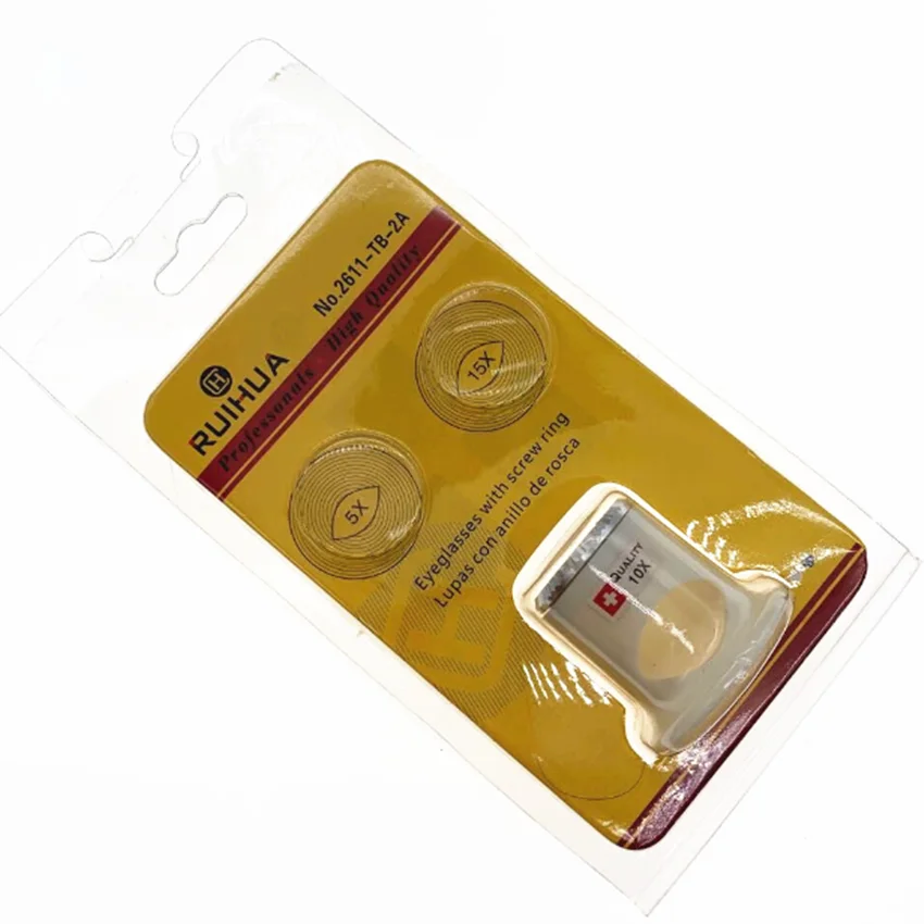 5X 10X 15X Jeweller Optical Glasses Magnifier Watch Repair Tools