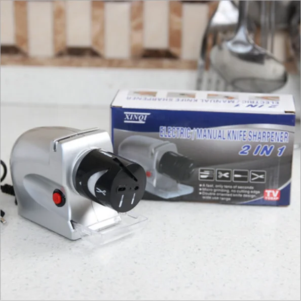 Electric knife sharpener household plug-in power sharpener automatic fast kitchen sharpening stone