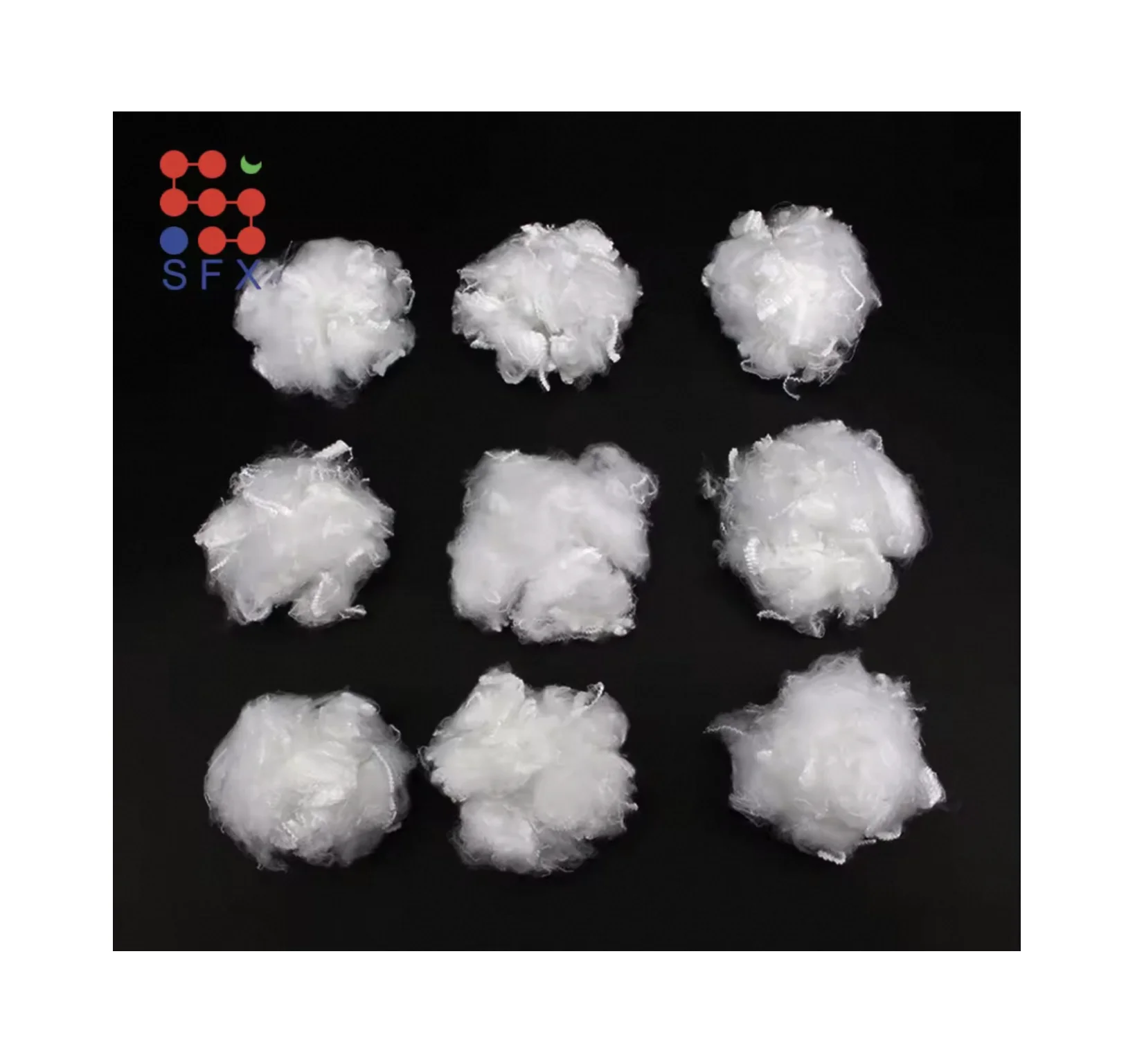 Strong Wrinkle Resistance Microfibre Dacron Fabric For Clothing Micro SFX Polyester Staple Fiber