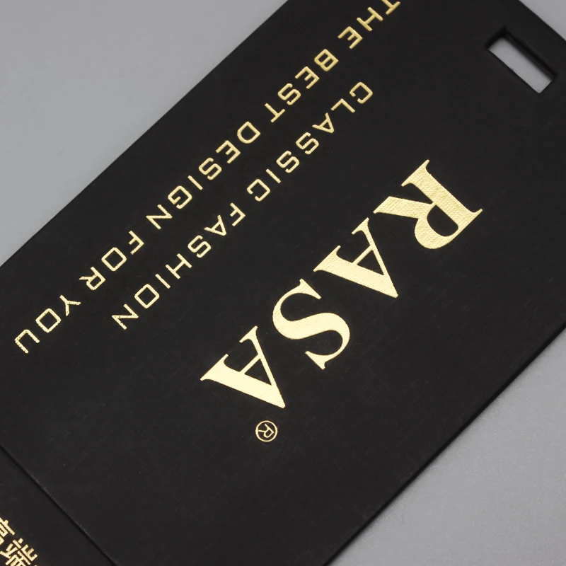 Samples round girls hologram clothing hang tag custom jeans uv print high quality hang tags