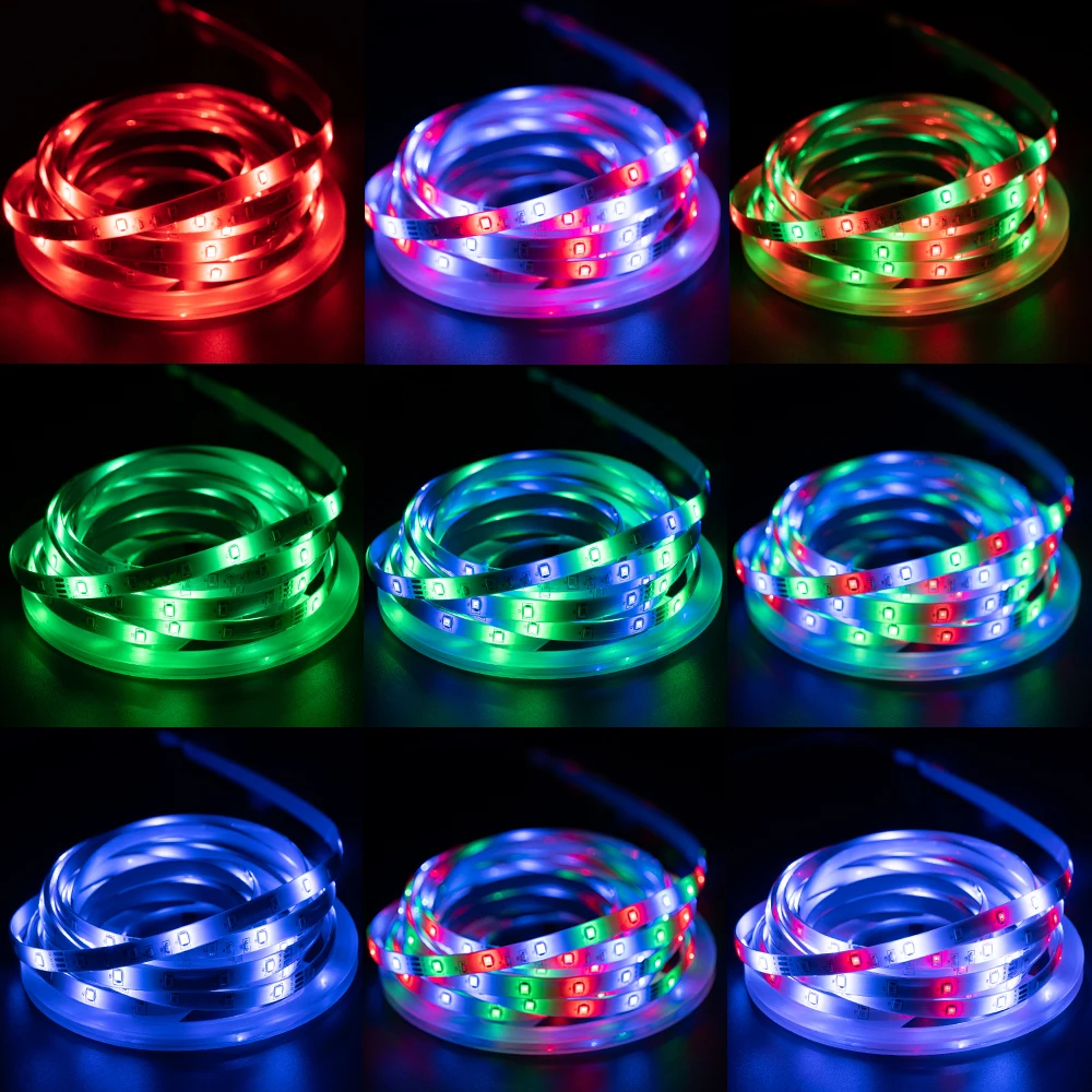 Led Lights Strips Usb Infrared Control Rgb Smd2835 Dc5v 1m 2m 3m 4m 5m Flexible Lamp Tape Diode Tv Background Lighting Luces Led