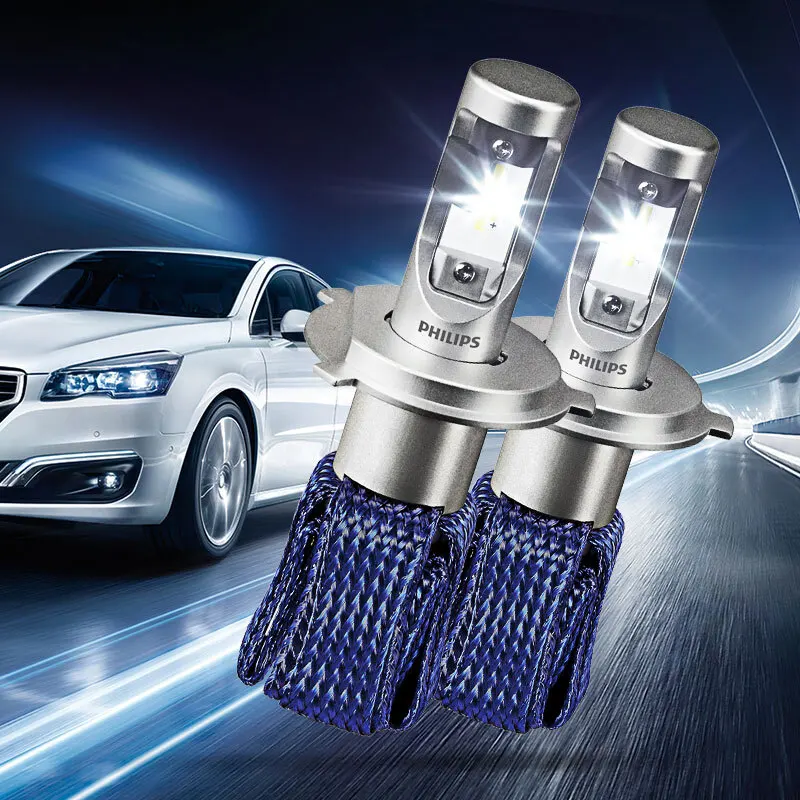 Philips H7 LED H4 H8 H11 H16 9005 9006 9012 HIR2 HB3 HB4 Ultinon Essential LED bulbs for cars 6000K Auto Headlight Fog Lamps 2PC