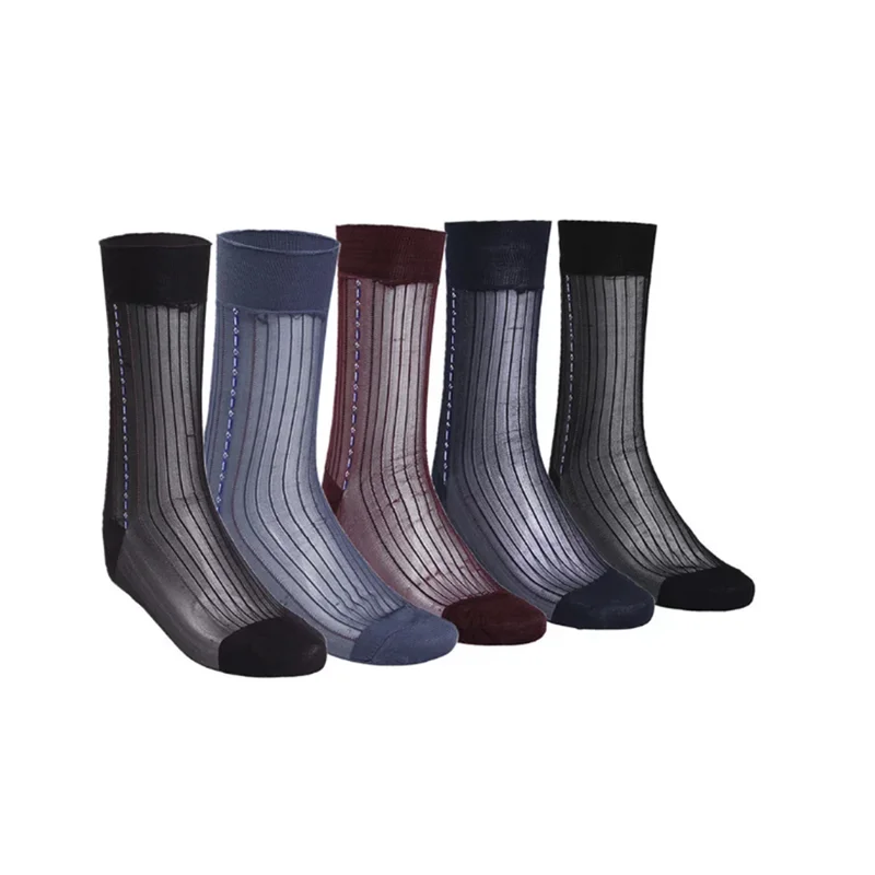 BY-II-1492 men sheer socks mens thin socks mens nylon sheer socks