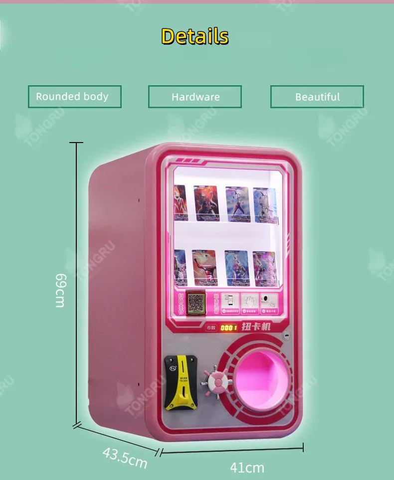 Уникальная оптовая продажа стикер тату торговый автомат карта твист Gachapon игровой розовая игрушка Gacha капсула Gashapon