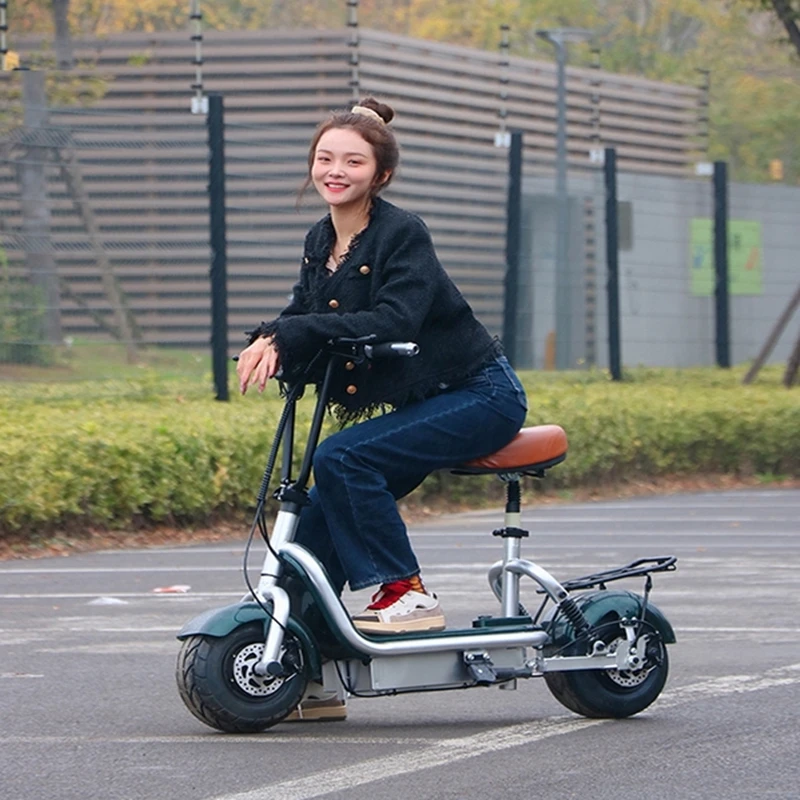 Electric Citycoco Golf Cart Wheel Fat Tire City Coco 2000W 1000W 800W 2 Motorcycle Mini Double Seat Mobility Scooter