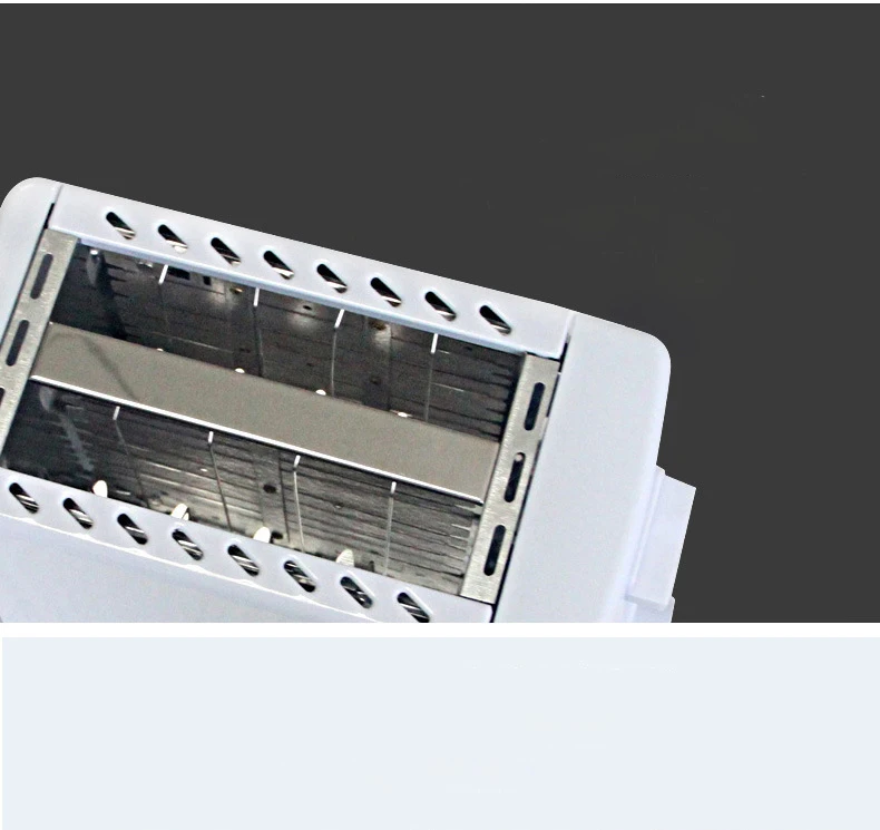  2021 белый модный бытовой маленький тостер металлический 2 слота 750w для