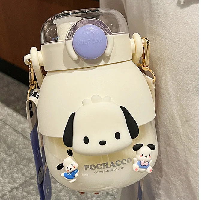 M89 BPA Free 1050ML Cartoon Water Bottles Water Bottle Student Summer Portable Cup Plastic Water Bottle Kids for Kids