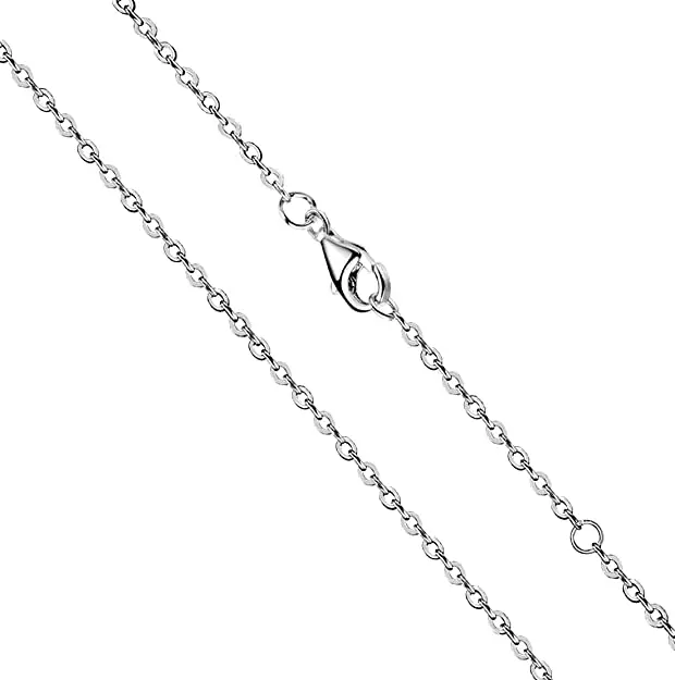 Width 2.0mm  DIY Jewelry Chain by Woman Silver Gold Plated Adjustable Necklace 16 to 24 Inches Fashion Jewelry Necklace Chain
