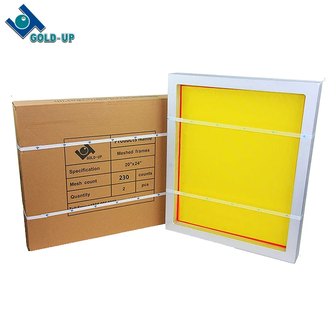 Factory price 10x14 12x16 18x20 20x24 23x31 aluminum screen printing frame with mesh for silk screen printing industry