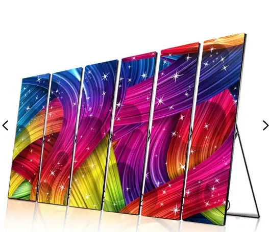 Yake LED screen digital hd Poster Stand LED Screen P2 P2.5 Indoor LED Poster/P1.86 pantalla de poster led display for events