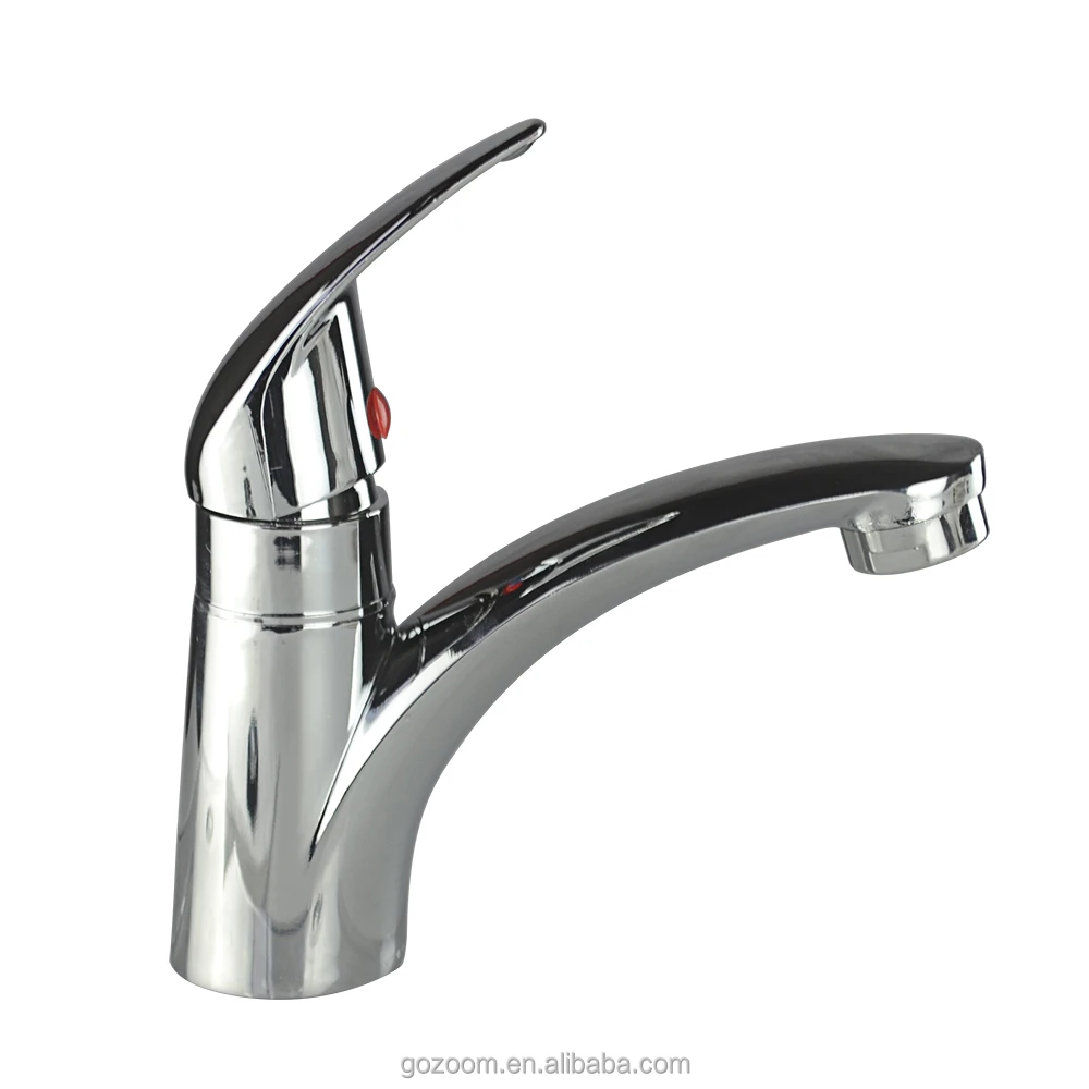 Basin Faucets, G1/2 20mm Thread Connection Zinc Single Cold Faucet Water Tap Bathroom Basin Kitchen Sink Accessories