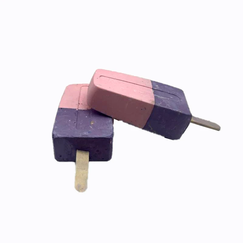 Multi-Colour Dustless Sidewalk Popsicle hair color Popsicle mold Chalk TOYS