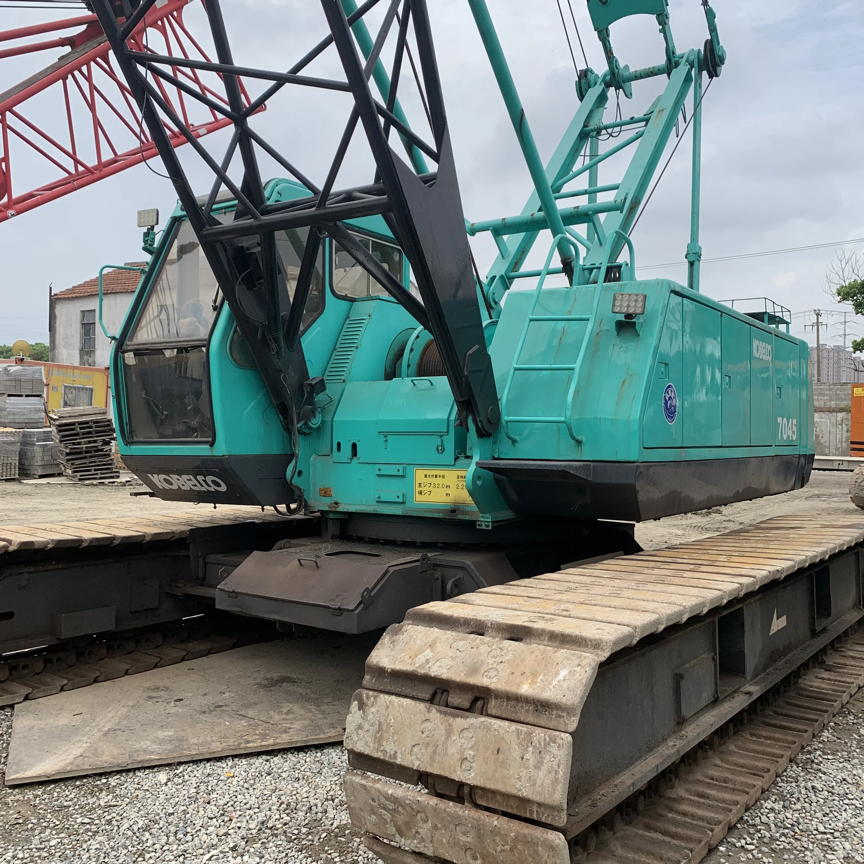 Подержанный гусеничный кран KOBELCO 50 тонн 45 55 гидравлический для строительной машины Hitachi/SANY
