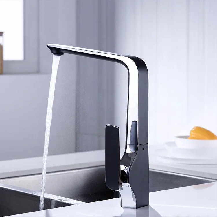 Modern China Factory Brass Hot and Cold Water Single Handle Sink Mixet Tap Kitchen Faucet