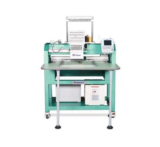 Новый дизайн 2022, Заводская поставка, компьютеризированная одноголовочная плоская/шляпа/трубчатая вышивальная машина