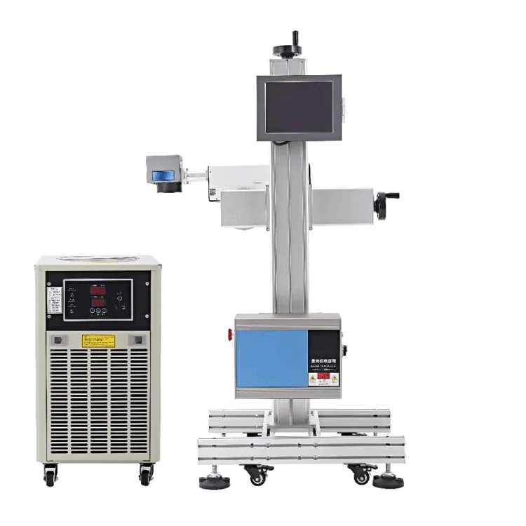 3w 5w UV laser printer online marking machine for plastic bottle printing serial number and expiry date